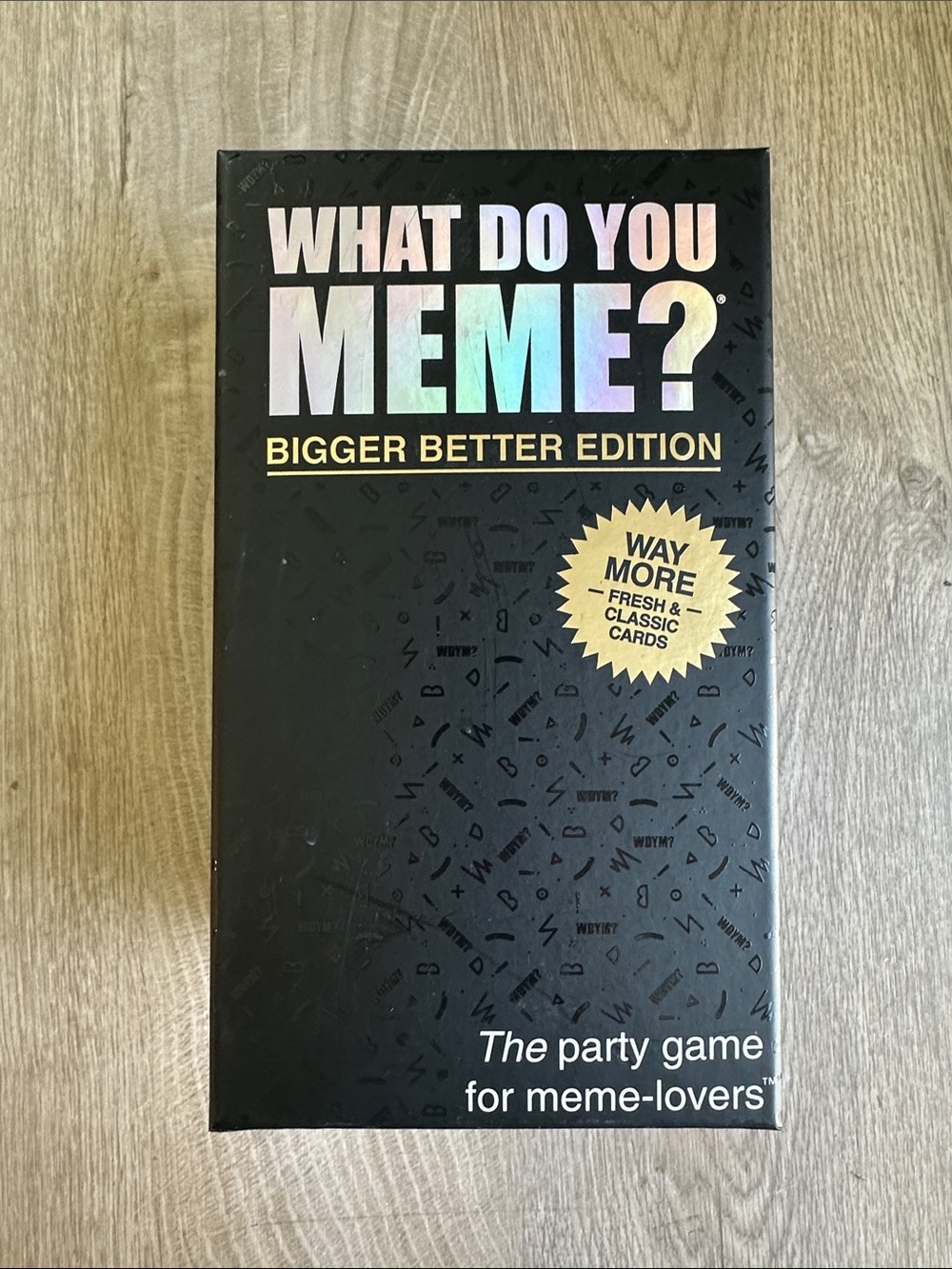 🔥 What Do You Meme? Bigger Better Edition Party Game NEW Sealed